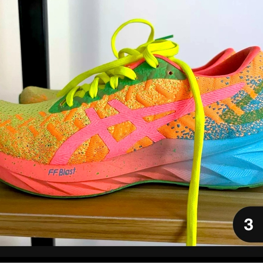 ASICS DynaBlast Orange Pop Multicolor Women's Shoe